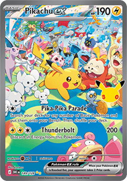 Pikachu ex V2, 30th Celebration